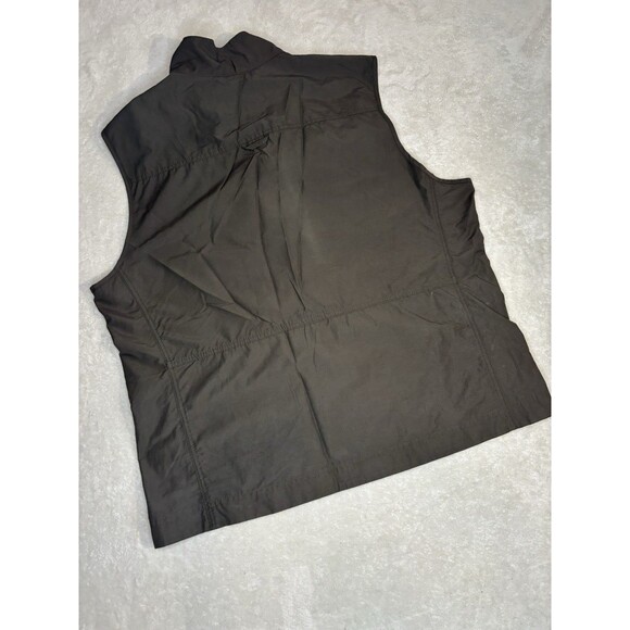 Eddie Bauer Mens XLarge XL Multi-Pocket Vest Outdoors Gilet Fishing Utility Gray - Picture 2 of 9